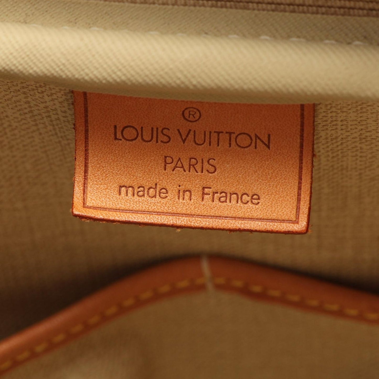 Louis Vuitton Deauville Bowling Vanity Monogram Canvas Leather Handbag — view 4