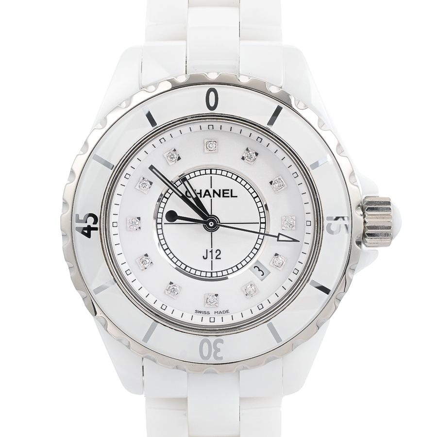 Chanel J12 Watch 33 White