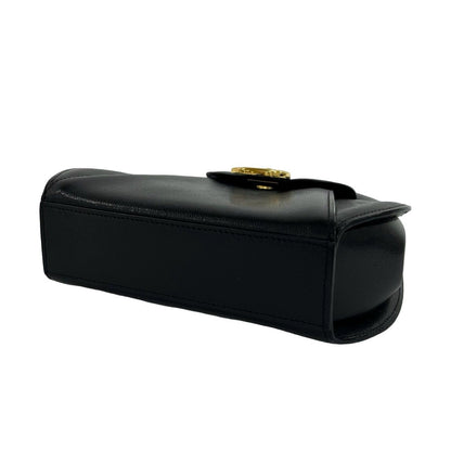 Cartier Vintage Panthere Leather Handle Mini Tote Bag Black — view 8
