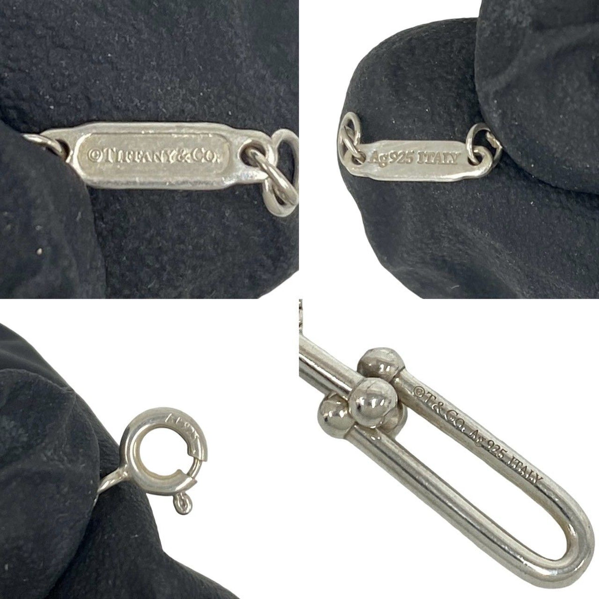 Tiffany & Co HardWear Link Necklace 925 Sterling Silver Pendant Choker Accessory — view 3