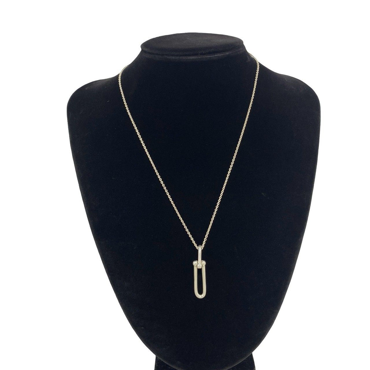 Tiffany & Co HardWear Link Necklace 925 Sterling Silver Pendant Choker Accessory — view 2