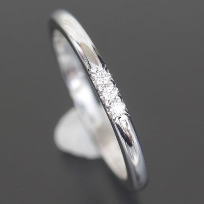 Tiffany & Co Forever Diamond Band Ring Platinum