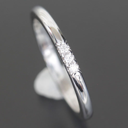 Tiffany & Co Forever Diamond Band Ring Platinum