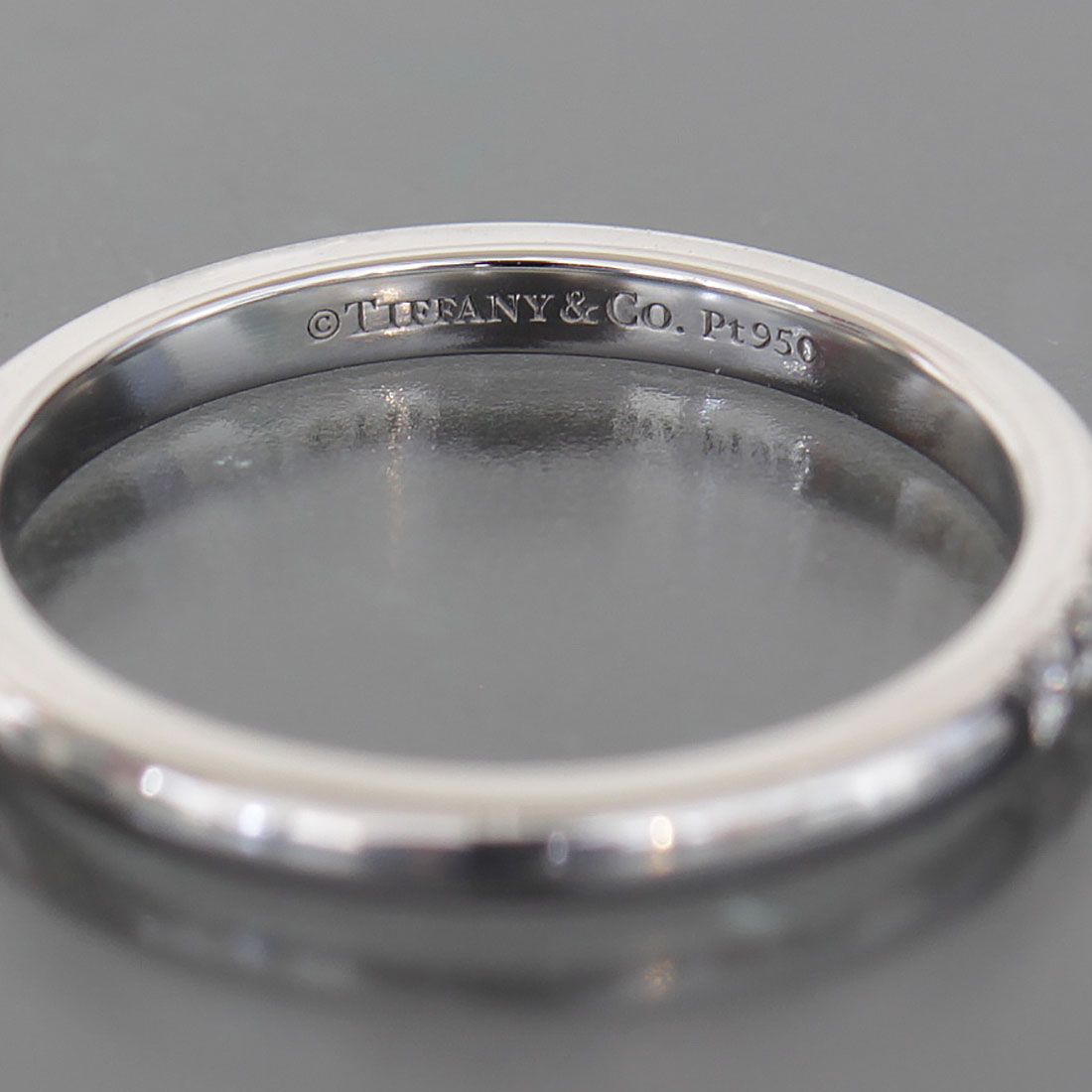 Tiffany & Co Forever Diamond Band Ring Platinum — view 4