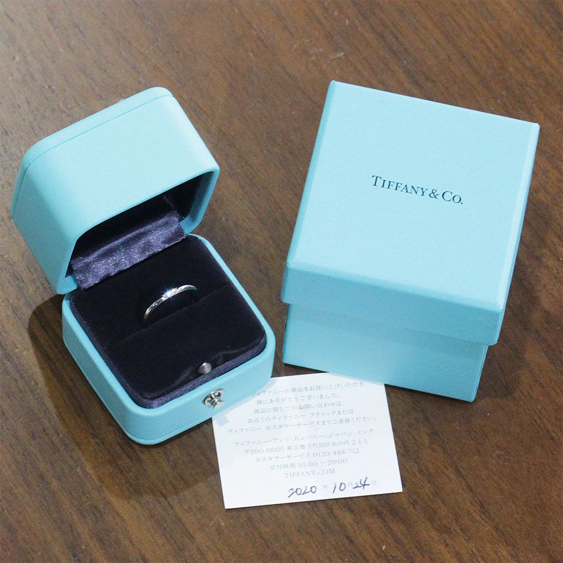 Tiffany & Co Forever Diamond Band Ring Platinum — view 8