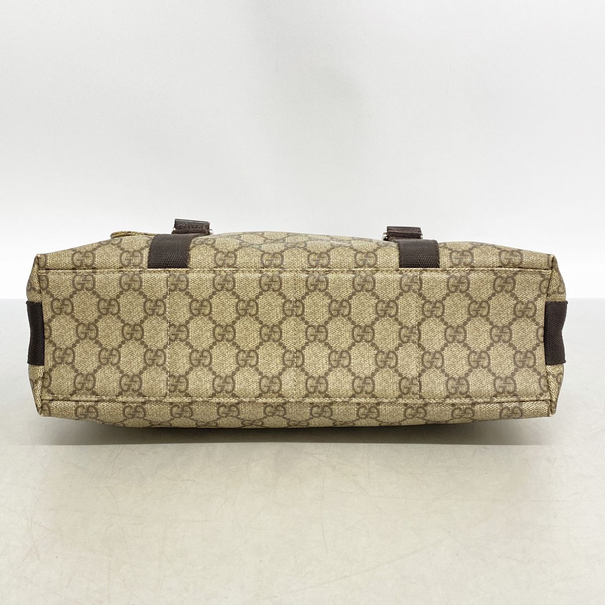 Gucci Shoulder Bag GG Supreme Brown Silver — view 3