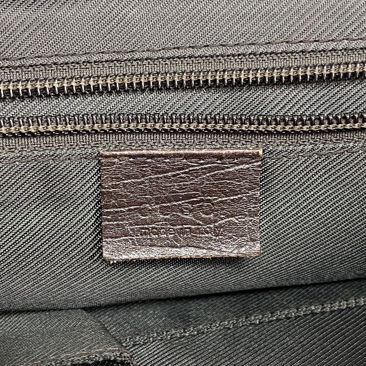 Gucci Shoulder Bag GG Supreme Brown Silver — view 5