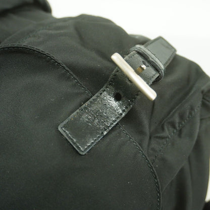 Prada Backpack Nylon Black Silver — view 7