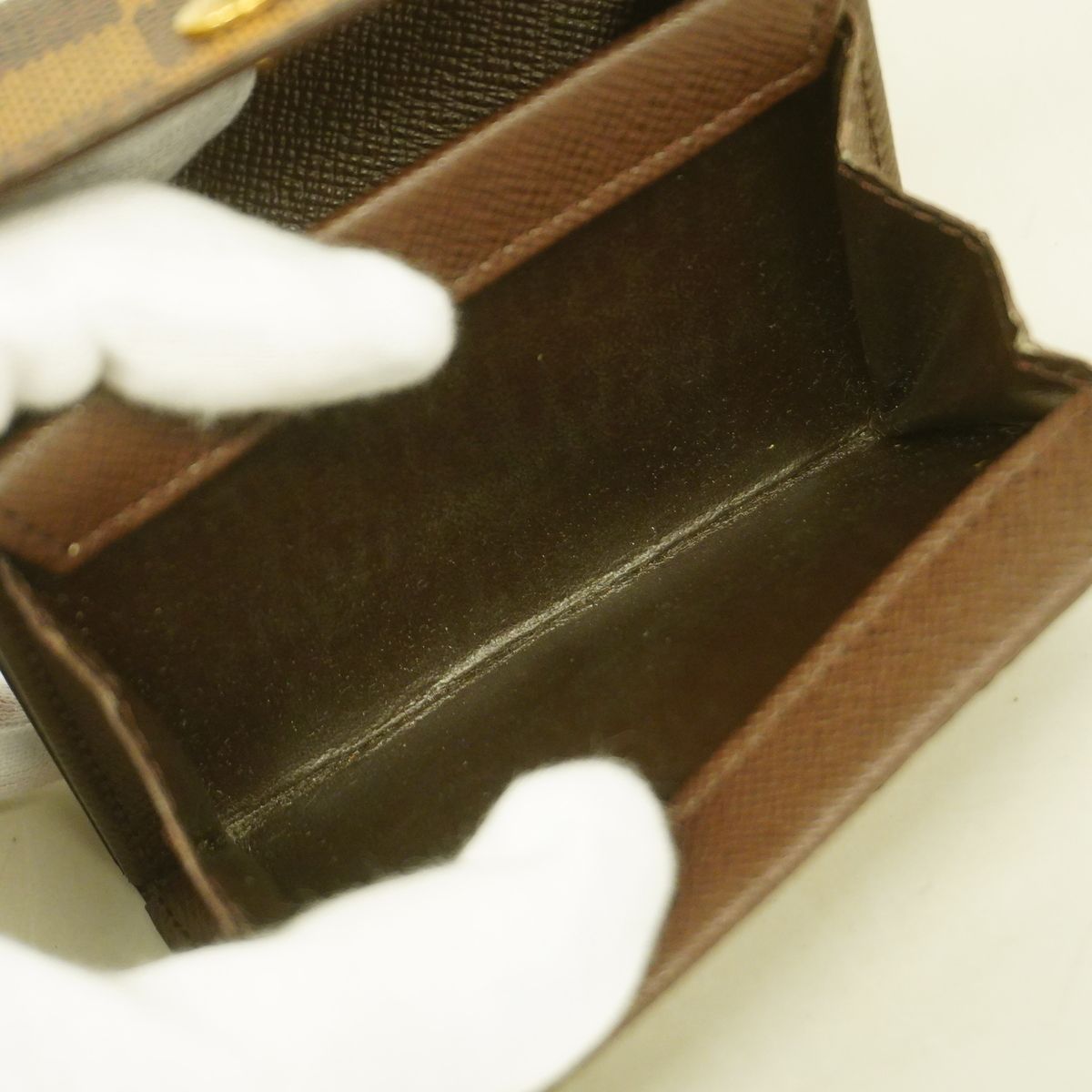 Louis Vuitton Coin Purse Damier Porte-Monnaie Pla Ebene — view 3