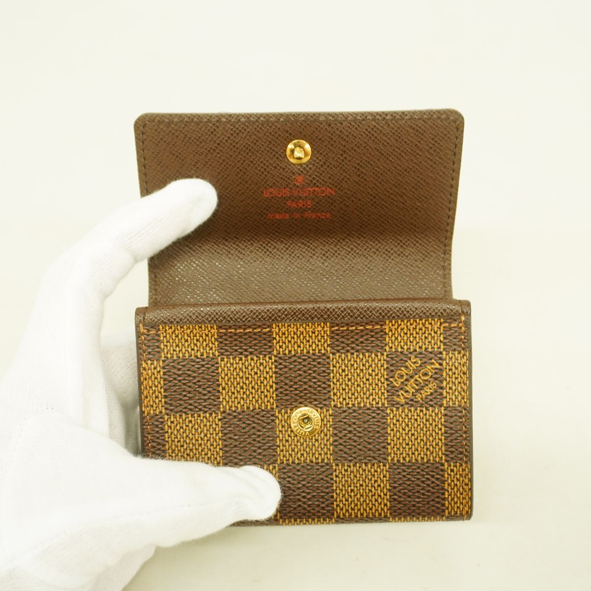 Louis Vuitton Coin Purse Damier Porte-Monnaie Pla Ebene — view 5