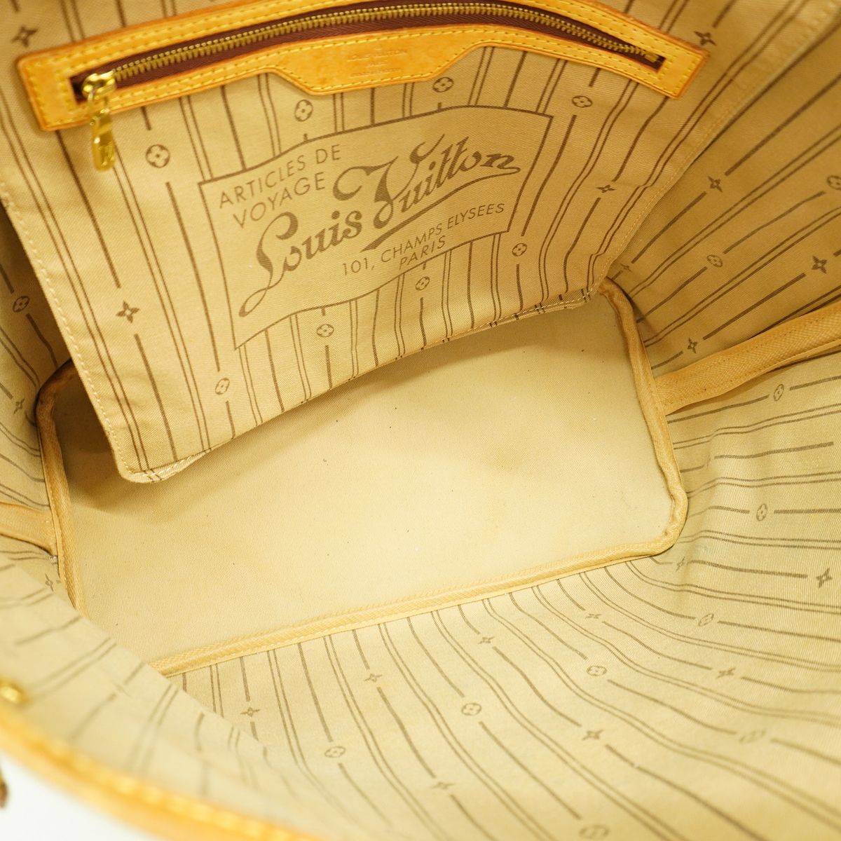 Louis Vuitton Tote Bag Monogram Neverfull MM Brown — view 4