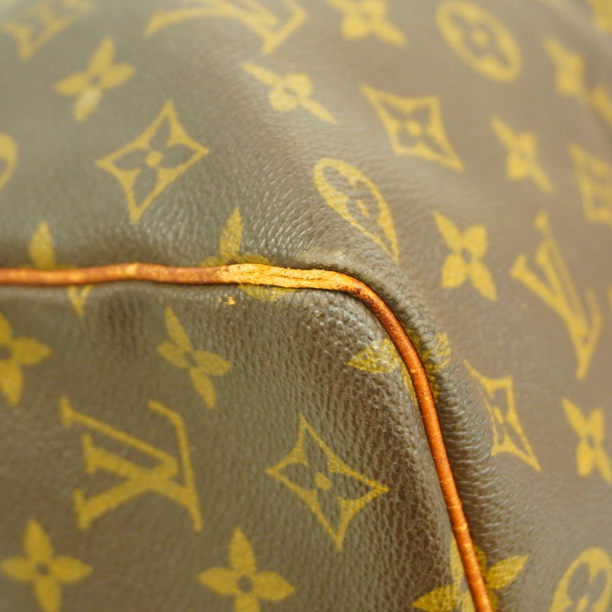 Louis Vuitton Boston Bag Monogram Keepall Bandouliere 50 Brown — view 6