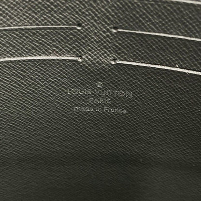 Louis Vuitton Clutch Pochette Voyage MM Ardoise Taiga Second Silver — view 8