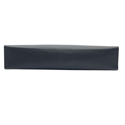 Louis Vuitton Clutch Pochette Voyage MM Ardoise Taiga Second Silver — view 3