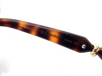 Cartier Sunglasses Trinity Brown Acetate Eyewear — view 4