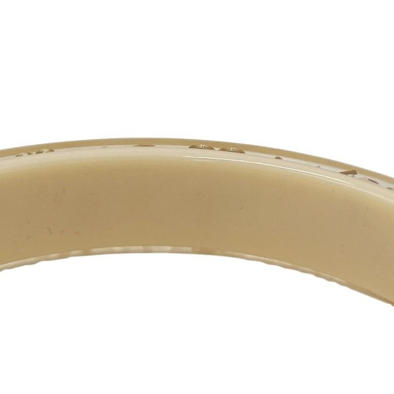 Louis Vuitton Ankle John Clear Gold Resin Bracelet — view 4