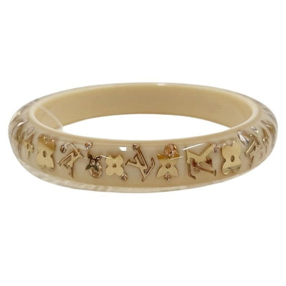 Louis Vuitton Ankle John Clear Gold Resin Bracelet