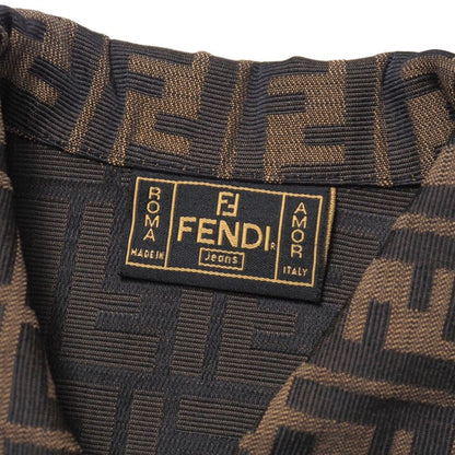 Fendi Vintage Zucca Vest 40 Gilet Double FF Button — view 5