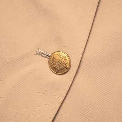 Dior Vintage Tailored Jacket L Emblem Embroidery Blazer Gold Button — view 6