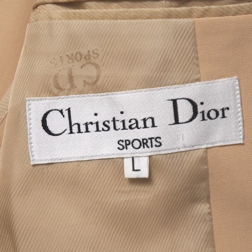 Dior Vintage Tailored Jacket L Emblem Embroidery Blazer Gold Button — view 8