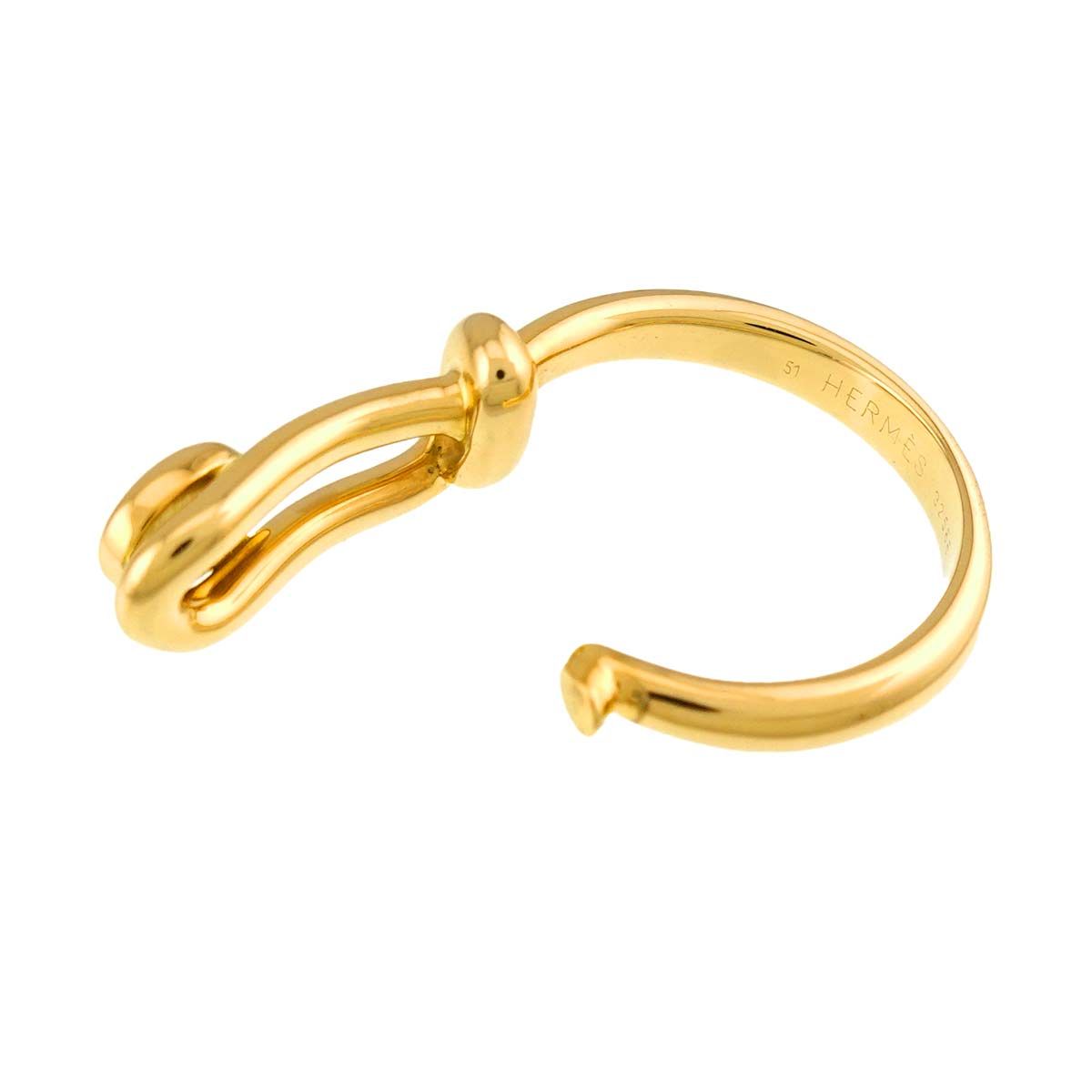 Hermes 51 Ring Ruby 18K Yellow Gold — view 6
