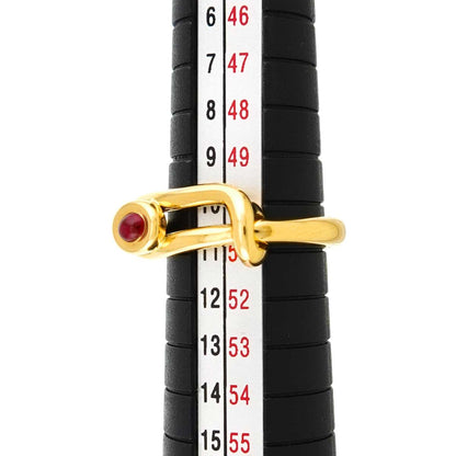 Hermes 51 Ring Ruby 18K Yellow Gold — view 7