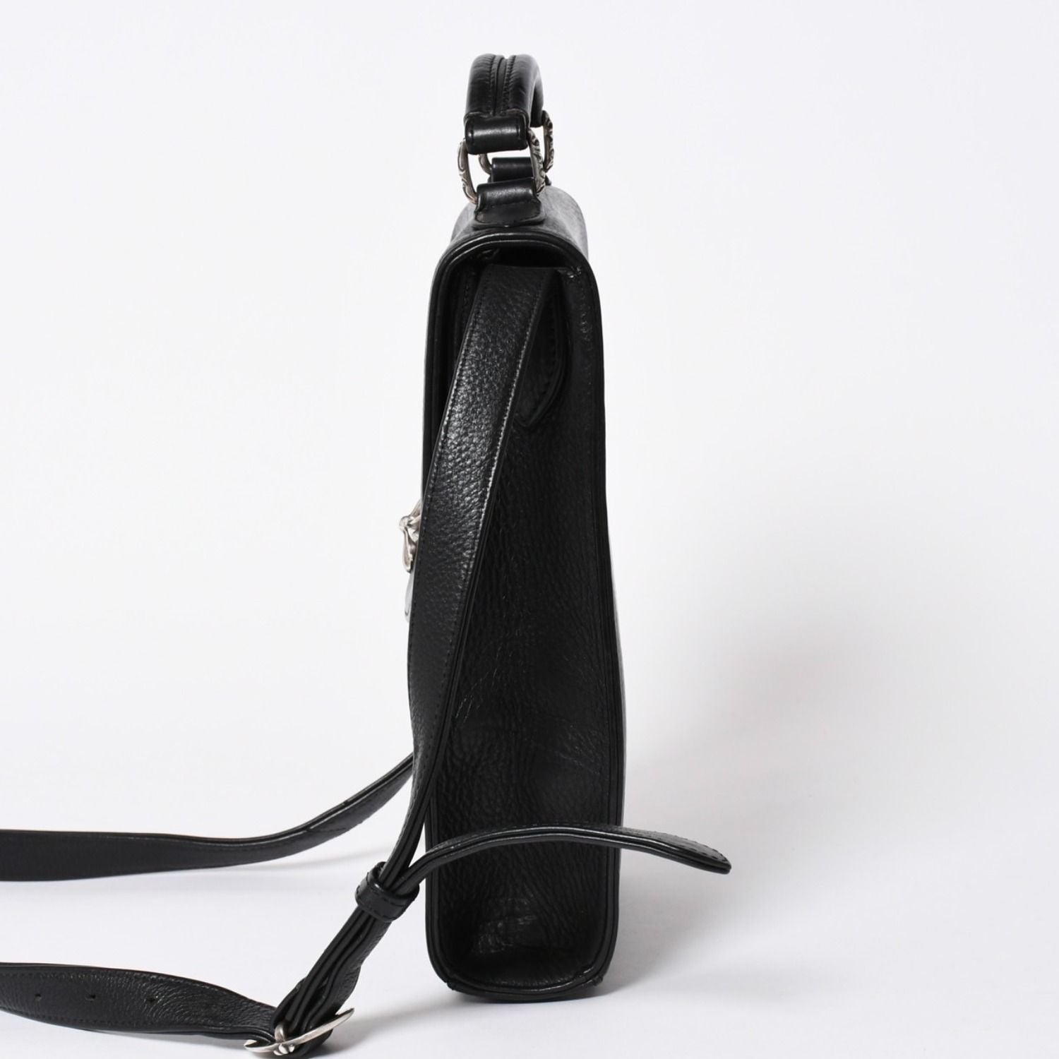 Chrome Hearts Shoulder Bag 2-Way CH Plus Decoration Gunslinger Cross Ball Black — view 4