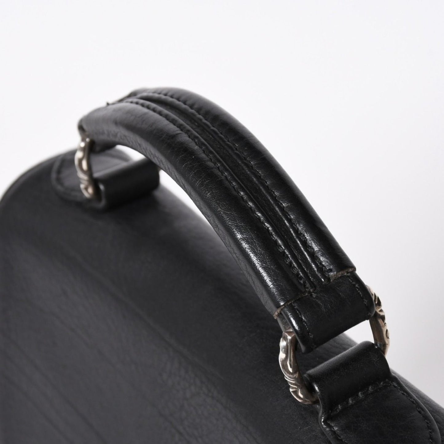 Chrome Hearts Shoulder Bag 2-Way CH Plus Decoration Gunslinger Cross Ball Black — view 6