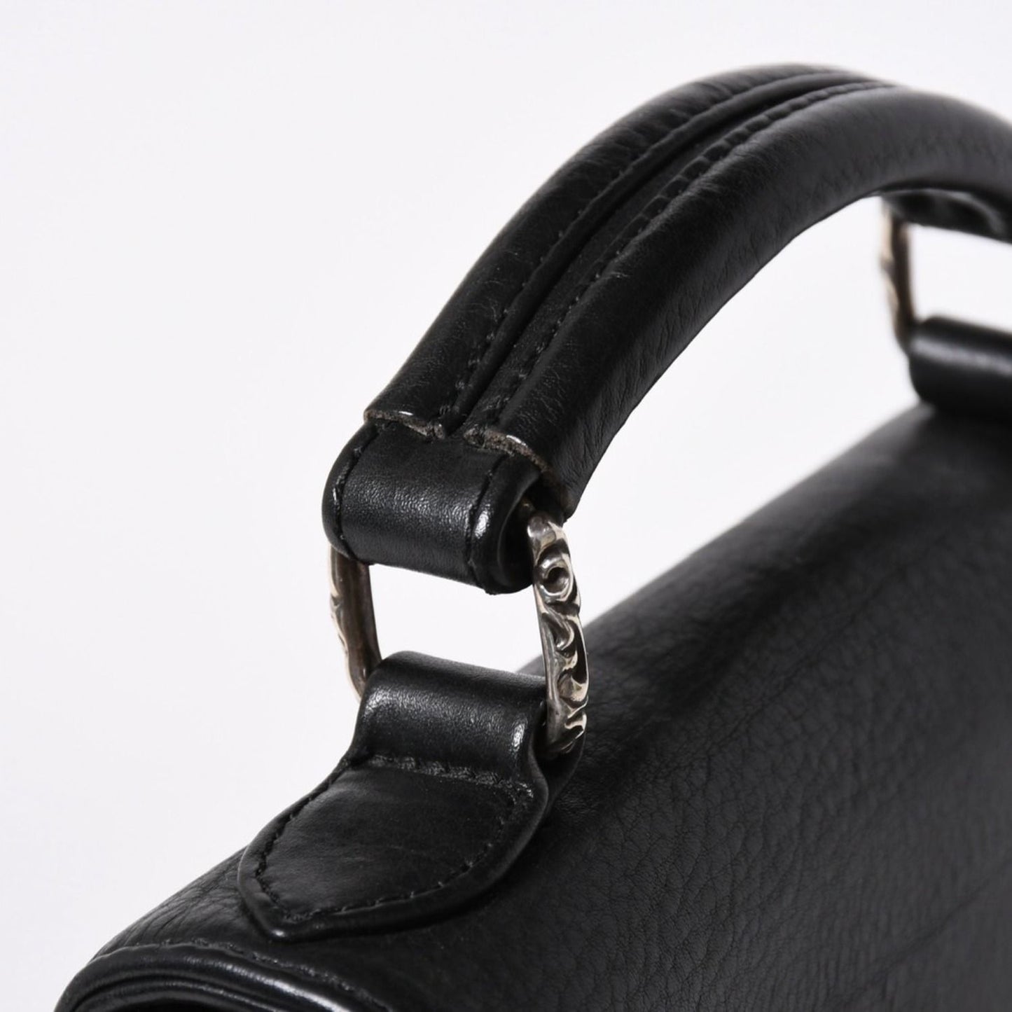 Chrome Hearts Shoulder Bag 2-Way CH Plus Decoration Gunslinger Cross Ball Black — view 5