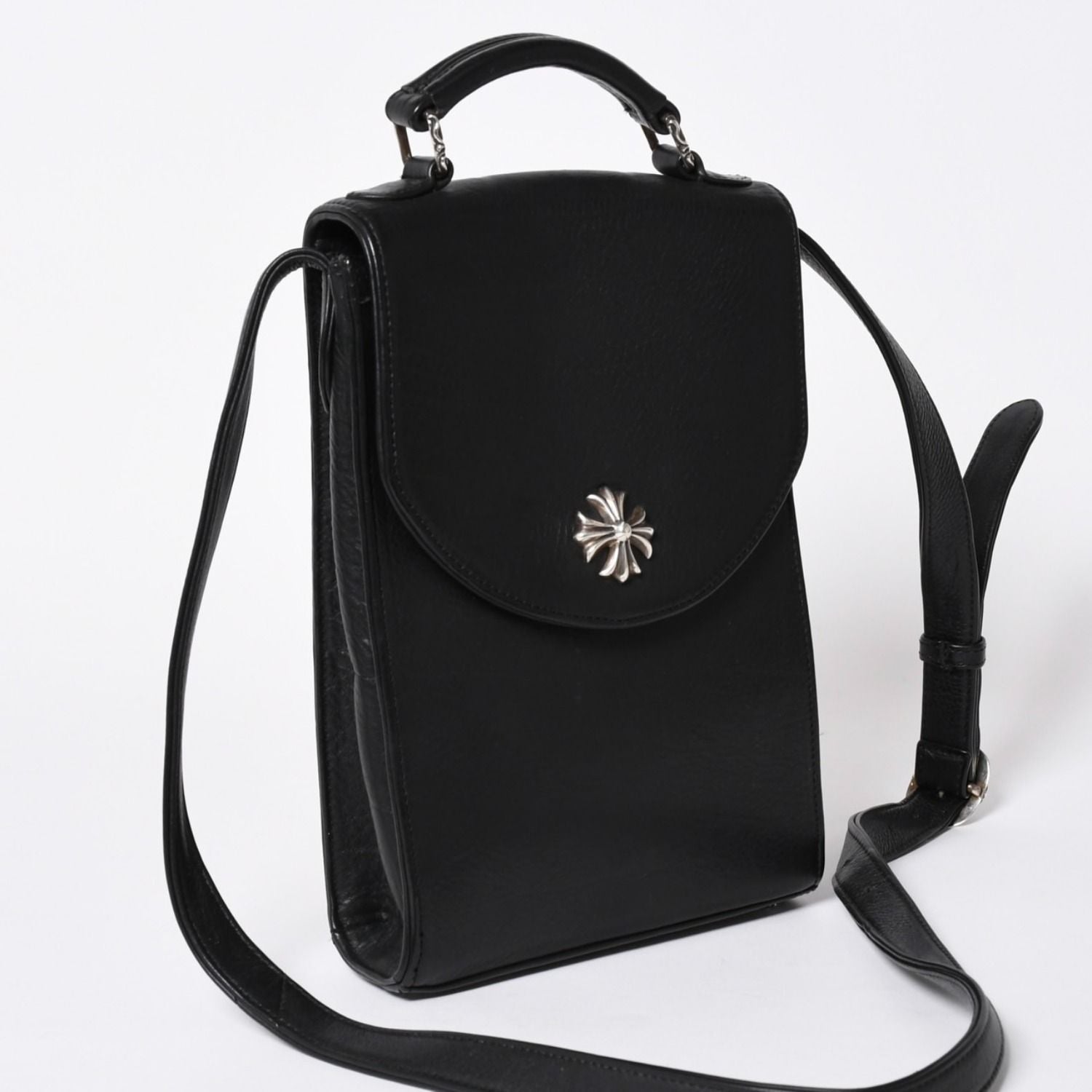 Chrome Hearts Shoulder Bag 2-Way CH Plus Decoration Gunslinger Cross Ball Black — view 3