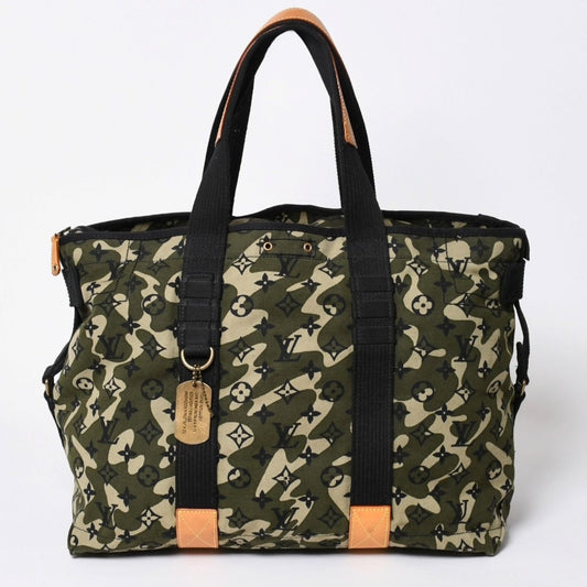 Louis Vuitton Tray Monogram Moflage Tote Takashi Murakami Limited Camouflage