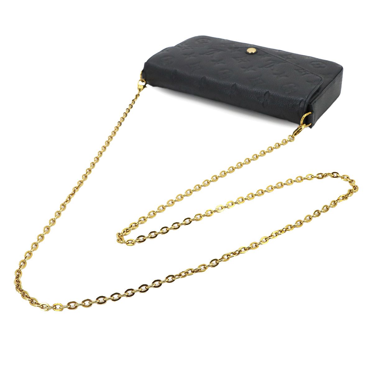Louis Vuitton Monogram Empreinte Pochette Felicie Chain Wallet Leather — view 6