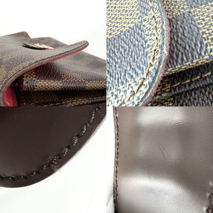 Louis Vuitton 2-Way Ravello GM Shoulder Bag Handbag Damier Canvas Brown Gold — view 6