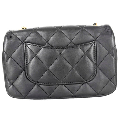 Chanel Shoulder Bag Heart Charm Mini Quilted Chain Turnlock Crossbody Mini CC — view 2