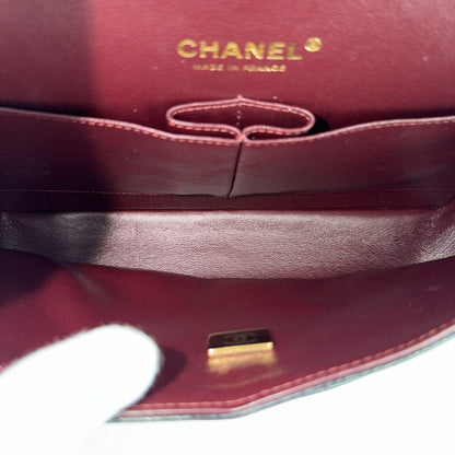 Chanel Shoulder Bag Quilted 25 Double Chain CC Logo Flap Crossbody Caviar — view 4