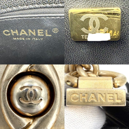 Chanel Shoulder Bag Quilted Half Moon Pochette CC Logo Bag Crossbody Boy Caviar — view 5