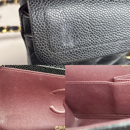 Chanel Shoulder Bag Quilted 23 Double Chain Flap Crossbody CC Logo Turnlock — view 7