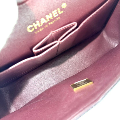 Chanel Shoulder Bag Quilted 23 Double Chain Flap Crossbody CC Logo Turnlock — view 4