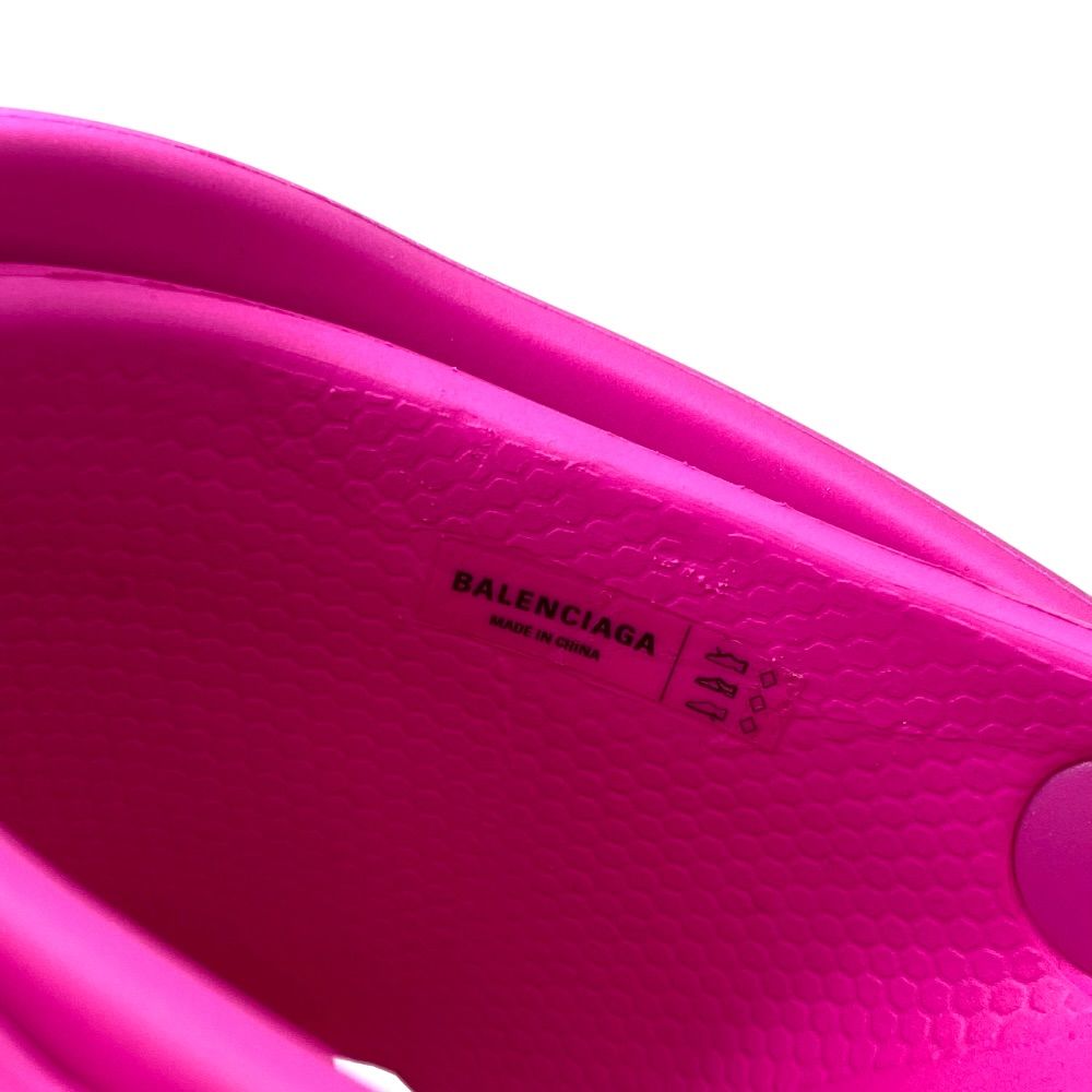 Balenciaga Madame 80 Crocs Mules Pumps Rubber Pink Shoes — view 8