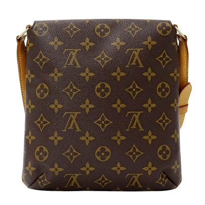 Louis Vuitton Monogram Shoulder Bag Musette Salsa Short Brown — view 2