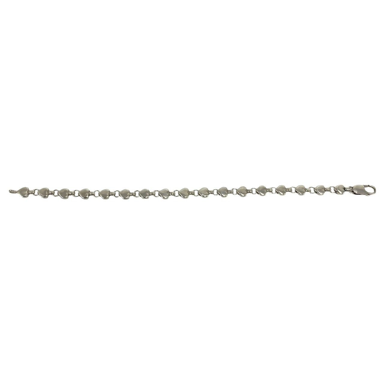 Tiffany & Co Vintage Puff Heart Bracelet 925 Sterling Silver Accessory — view 5