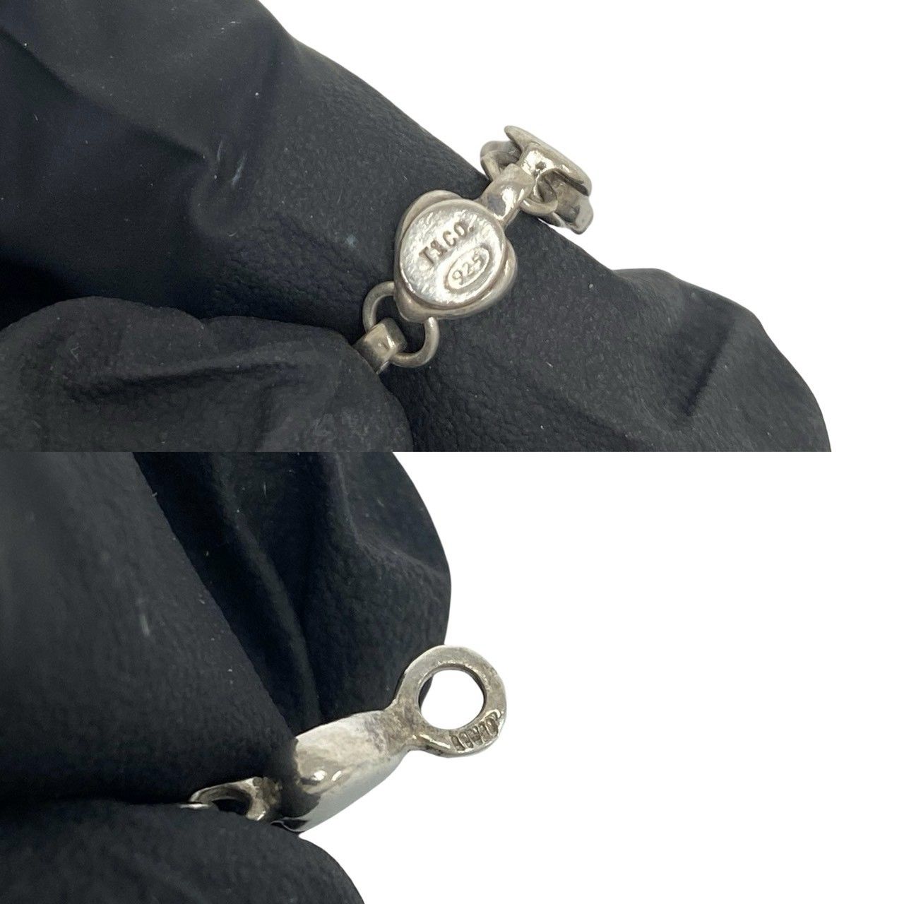 Tiffany & Co Vintage Puff Heart Bracelet 925 Sterling Silver Accessory — view 3
