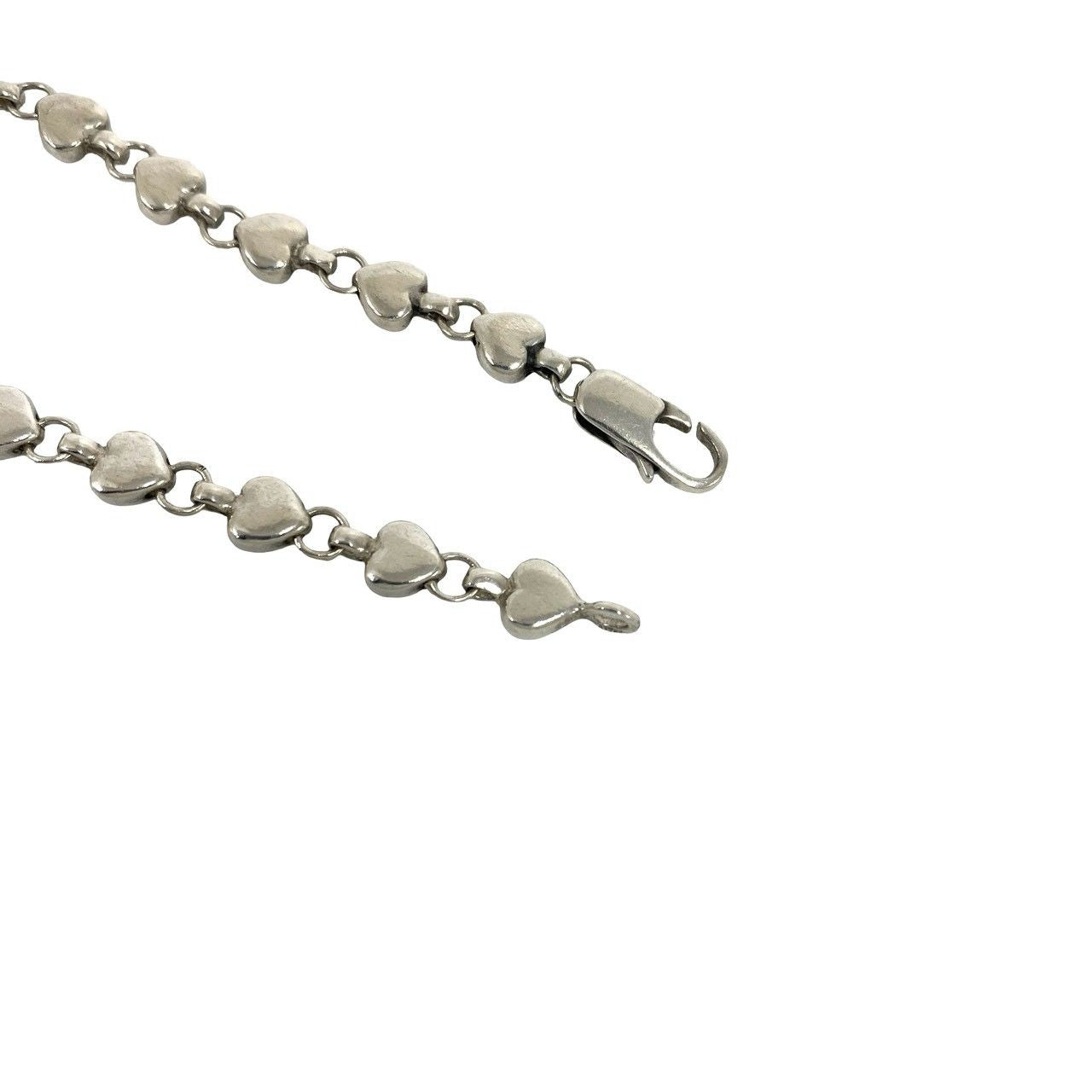 Tiffany & Co Vintage Puff Heart Bracelet 925 Sterling Silver Accessory — view 4