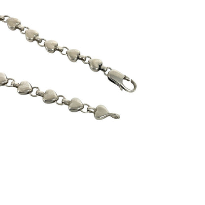 Tiffany & Co Vintage Puff Heart Bracelet 925 Sterling Silver Accessory — view 4
