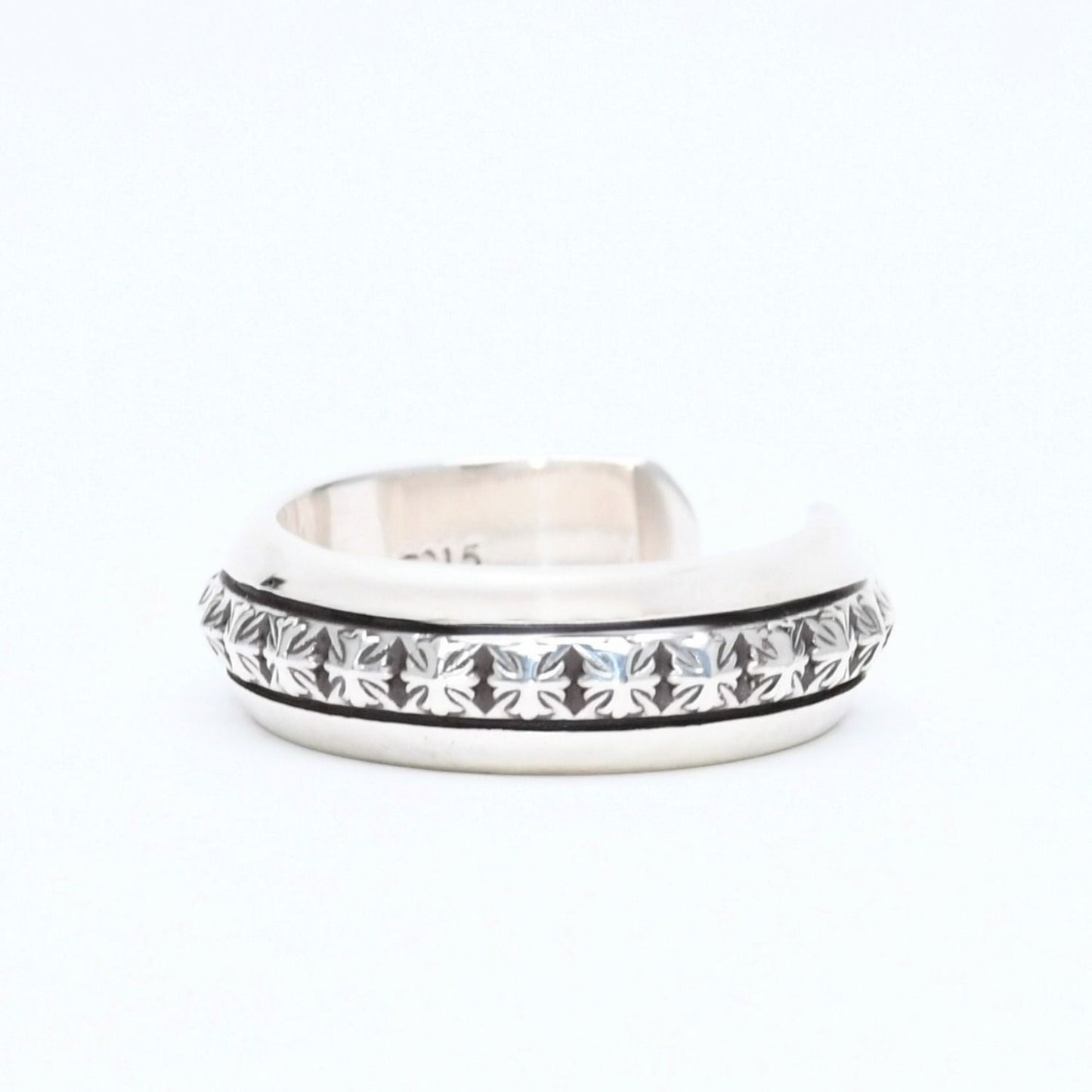 Chrome Hearts CH Plus Pyramid Open Band CH Ring — view 2