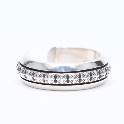 Chrome Hearts CH Plus Pyramid Open Band CH Ring — view 4