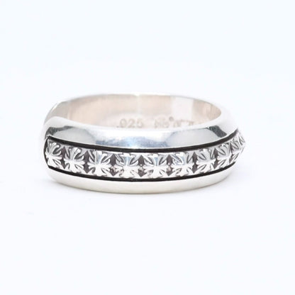 Chrome Hearts CH Plus Pyramid Open Band CH Ring — view 5