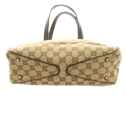 Gucci GG Canvas Tote Bag Beige Brown YM — view 4