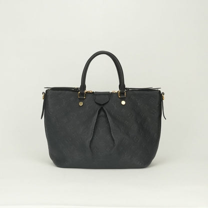 Louis Vuitton Mazarine MM Monogram Empreinte Tote Bag Black Gold — view 3