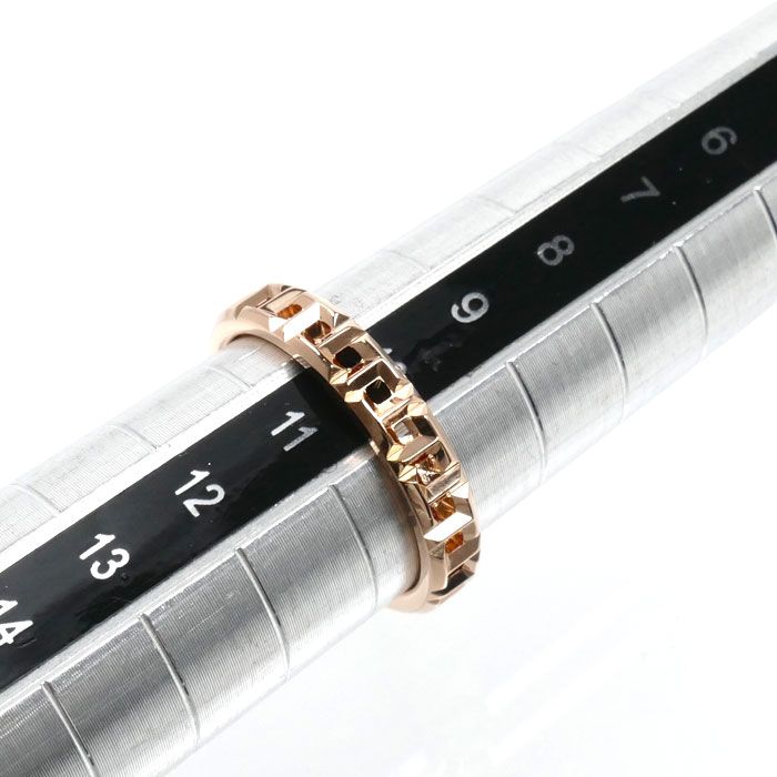 Tiffany & Co 18K Pink Gold T True Narrow Ring Vintage — view 6